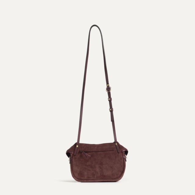 Bleu De Chauffe - Mini sac Jane - Marron Rubis