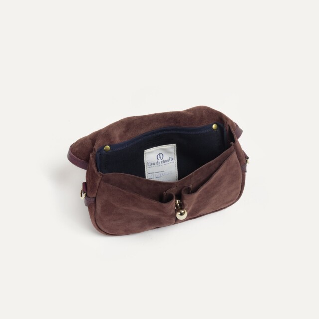 Bleu De Chauffe - Mini sac Jane - Marron Rubis