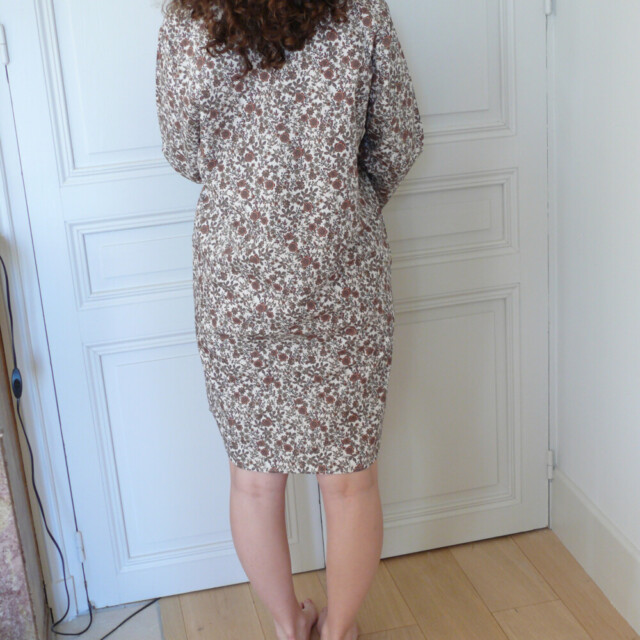 Fleurs Pois & Cie - Chemise de nuit 100% coton - Rouge/Bleu/Marron/Doré