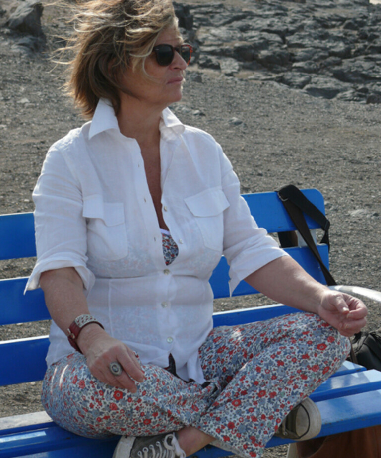 Fleurs Pois & Cie - Pantalon de pyjama femme et/ou de ville - Rouge/Bleu/vert clair/Gris