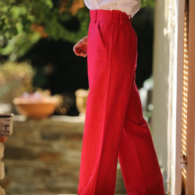 Quintessence - Pantalon Tom - lin fushia