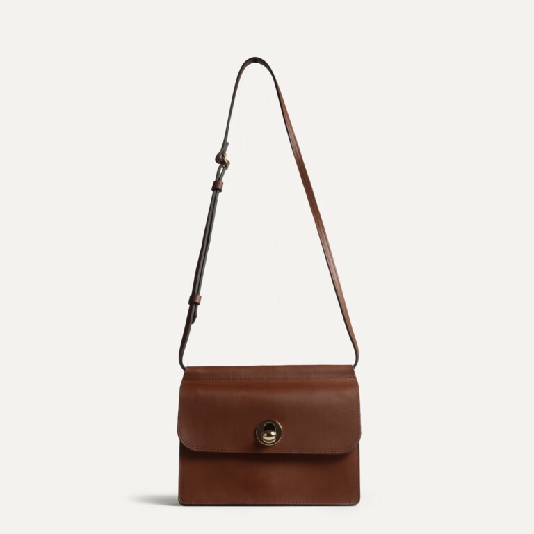 Bleu De Chauffe - Pochette Sacoche - Brun ambré