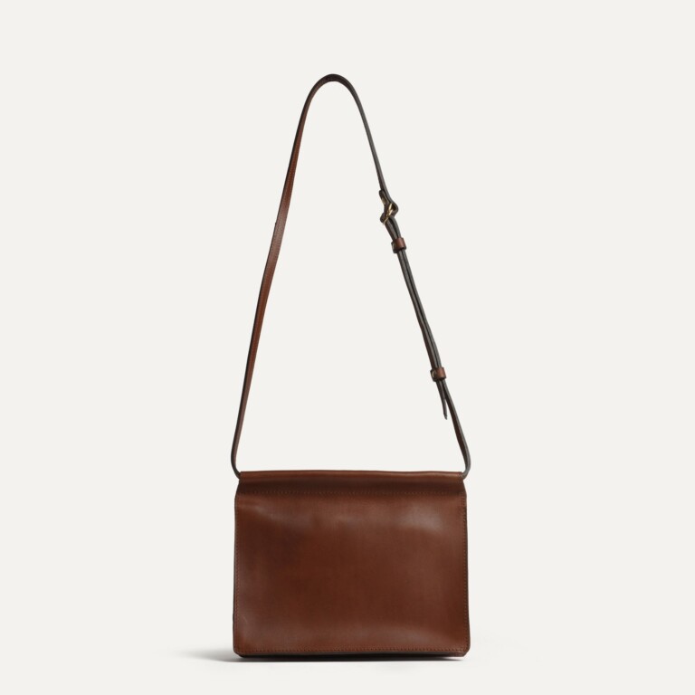Bleu De Chauffe - Pochette Sacoche - Brun ambré