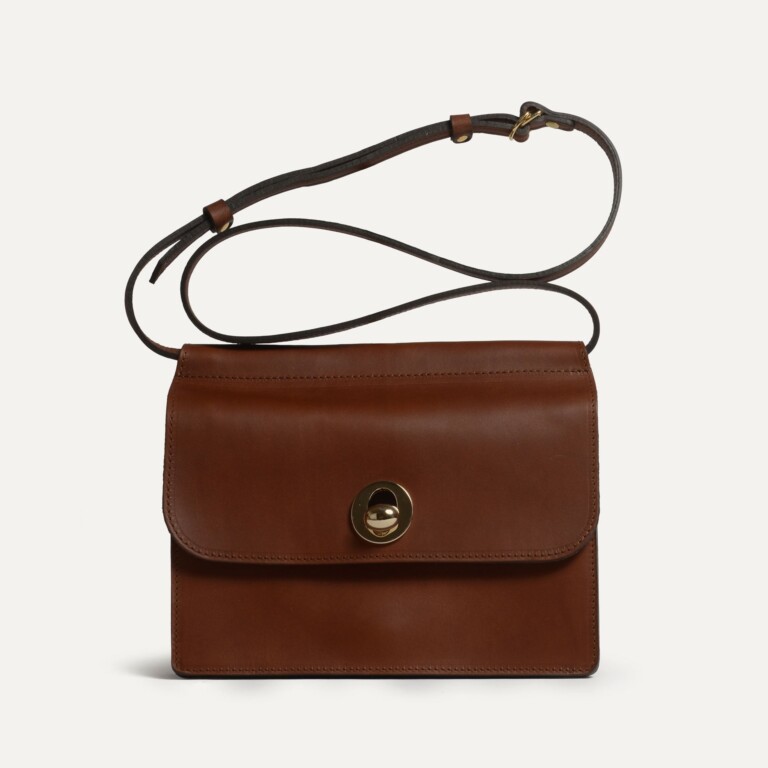 Bleu De Chauffe - Pochette Sacoche - Brun ambré