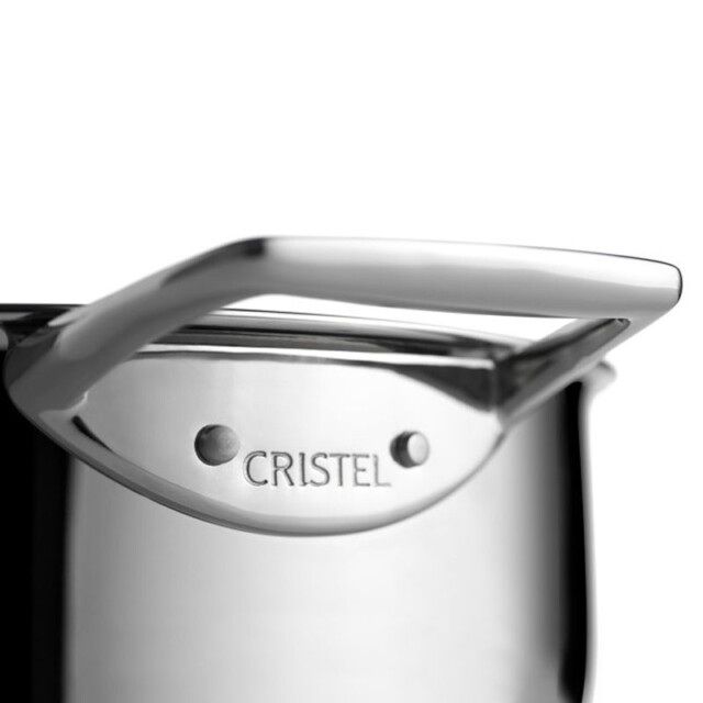 CRISTEL - Poêle sautoir CRISTEL Castel Pro en inox avec 2 anses - 5 tailles
