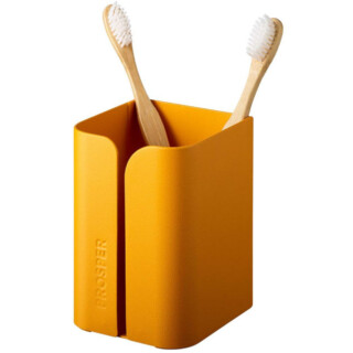 Porte-brosse à dents Jaune Pamplemousse par la marque Prosper la poubelle française Prosper la poubelle française - Porte-brosse à dents Jaune Pamplemousse