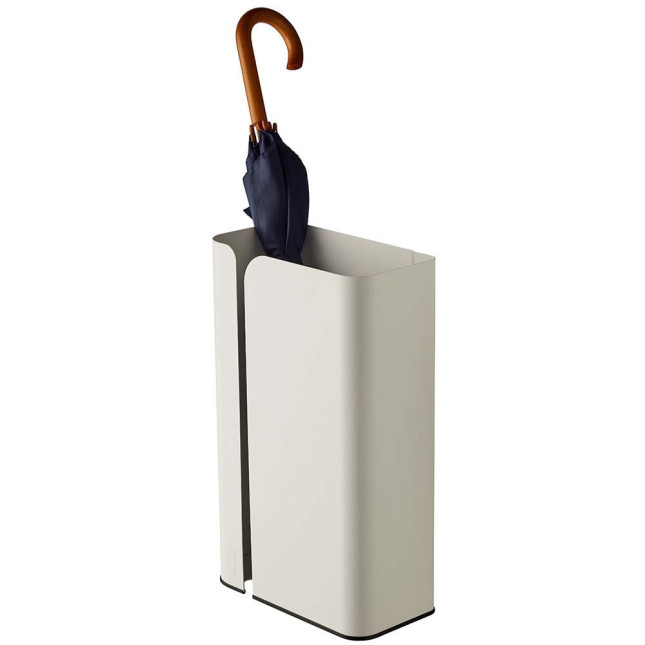 porte parapluies blanc coton Poubelle Prosper - Porte-parapluies Blanc Coton