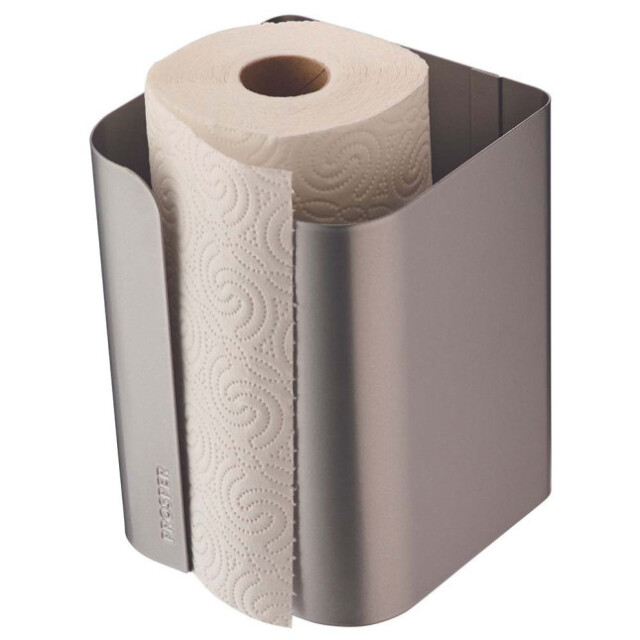 Prosper la poubelle française - Porte rouleau essuie-tout Gris Galet