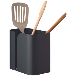 Prosper la poubelle française - Porte-ustensiles cuisine Gris Anthracite