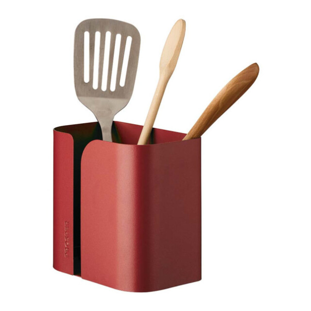 Prosper la poubelle française - Porte-ustensiles cuisine Rouge Cerise