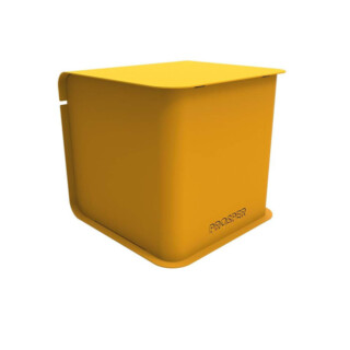 Prosper la poubelle française - Pot de rangement Jaune Pamplemousse