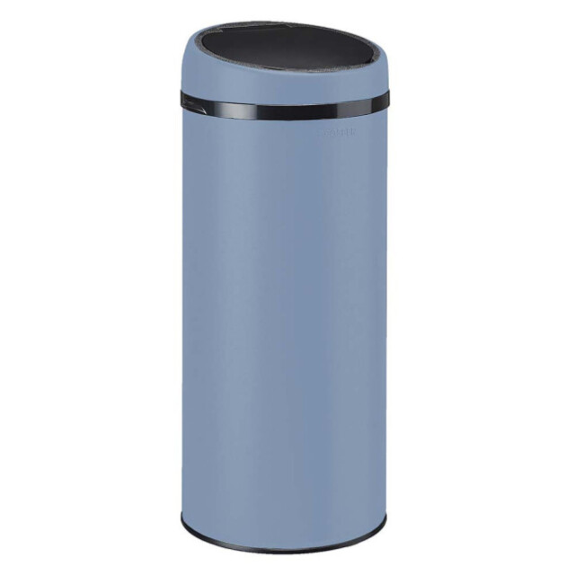 Prosper la poubelle française - Poubelle cuisine à ouverture manuelle 45L Bleu Céleste