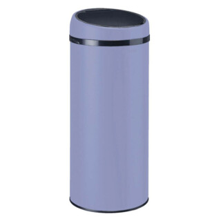 Prosper la poubelle française - Poubelle cuisine à ouverture manuelle 45L Bleu Lavande