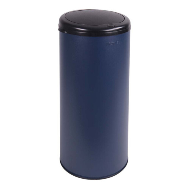 Prosper la poubelle française - Poubelle cuisine à ouverture manuelle 45L Bleu Minéral