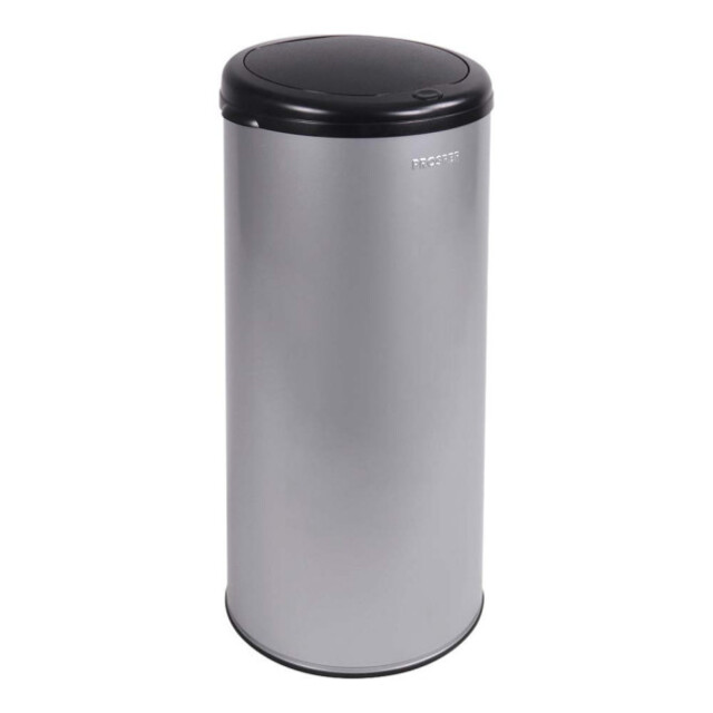 Prosper la poubelle française - Poubelle cuisine à ouverture manuelle 45L Gris Galet