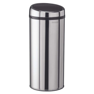 Prosper la poubelle française - Poubelle cuisine à ouverture manuelle 45L Inox