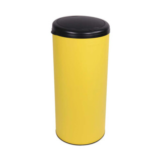 Prosper la poubelle française - Poubelle cuisine à ouverture manuelle 45L Jaune Mimosa