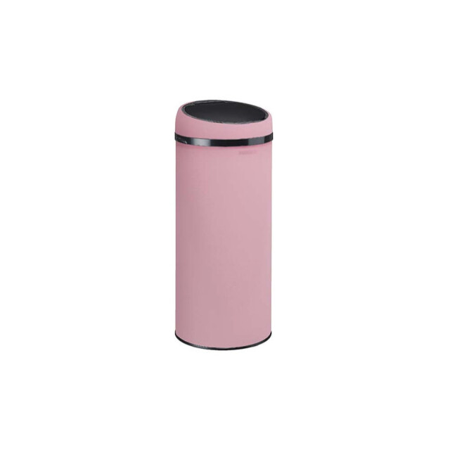 Prosper la poubelle française - Poubelle cuisine à ouverture manuelle 45L Rose Dragée