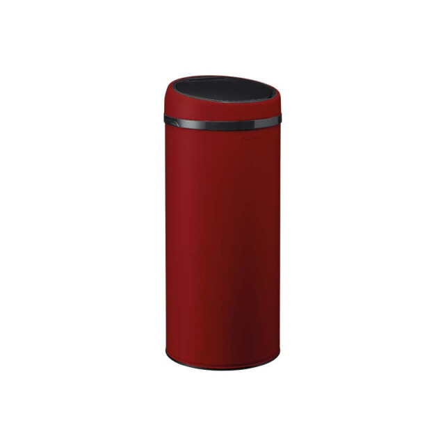 Prosper la poubelle française - Poubelle cuisine à ouverture manuelle 45L Rouge Cerise