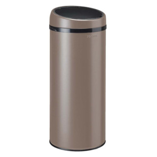 Prosper la poubelle française - Poubelle cuisine à ouverture manuelle 45L Taupe