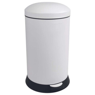 Prosper la poubelle française - Poubelle cuisine à pédale 20L Blanc Coton
