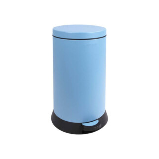 Prosper la poubelle française - Poubelle cuisine à pédale 20L Bleu Céleste