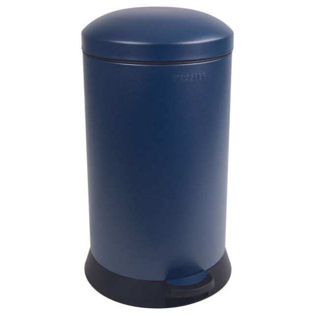 Prosper la poubelle française - Poubelle cuisine à pédale 20L Bleu Minéral