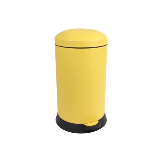 Prosper la poubelle française - Poubelle cuisine à pédale 20L Jaune Mimosa