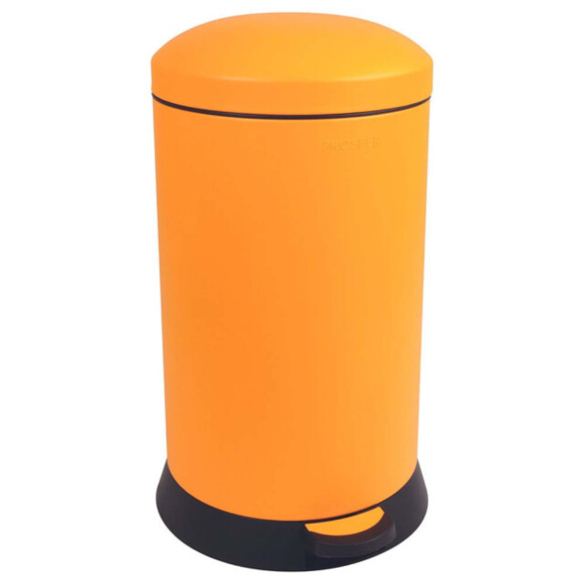 Prosper la poubelle française - Poubelle cuisine à pédale 20L Jaune Pamplemousse