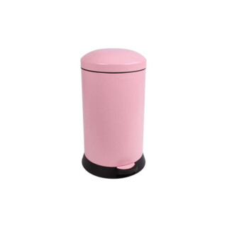 Poubelle cuisine à pédale 20L Rose Dragée par la marque Prosper la poubelle française Prosper la poubelle française - Poubelle cuisine à pédale 20L Rose Dragée