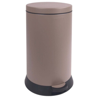 Poubelle cuisine à pédale 20L Taupe par la marque Prosper la poubelle française Prosper la poubelle française - Poubelle cuisine à pédale 20L Taupe