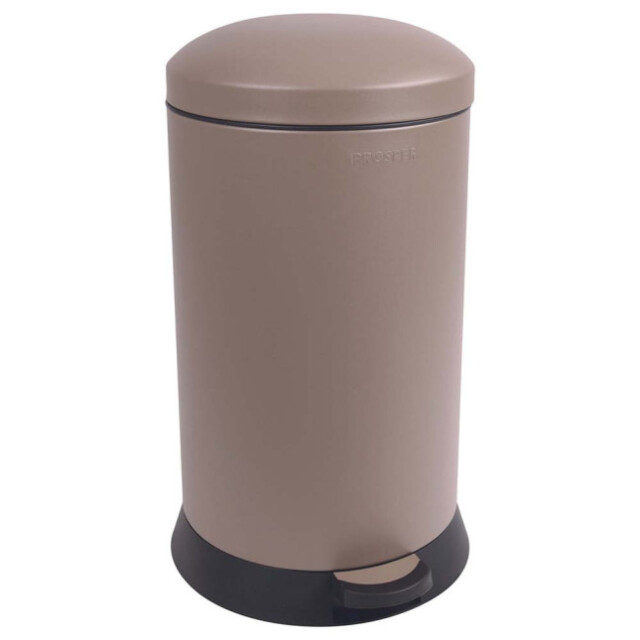Prosper la poubelle française - Poubelle cuisine à pédale 20L Taupe