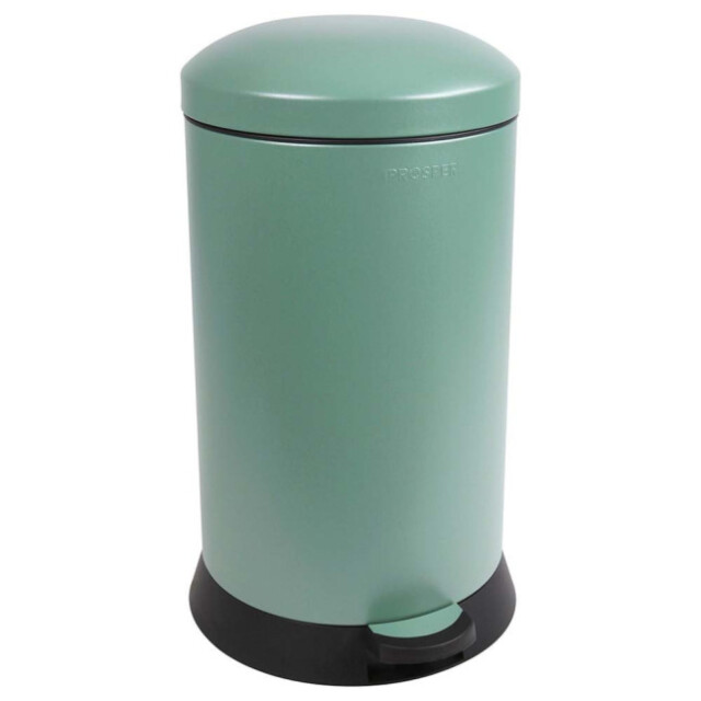 Prosper la poubelle française - Poubelle cuisine à pédale 20L Vert Natura