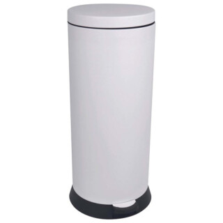 Poubelle cuisine à pédale 30L Blanc Coton par la marque Prosper la poubelle française Prosper la poubelle française - Poubelle cuisine à pédale 30L Blanc Coton