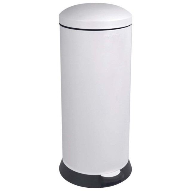 Prosper la poubelle française - Poubelle cuisine à pédale 30L Blanc Coton