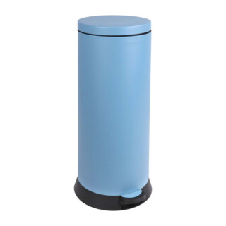 Poubelle cuisine à pédale 30L Bleu Céleste par la marque Prosper la poubelle française Prosper la poubelle française - Poubelle cuisine à pédale 30L Bleu Céleste