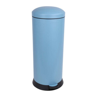 Prosper la poubelle française - Poubelle cuisine à pédale 30L Bleu Céleste