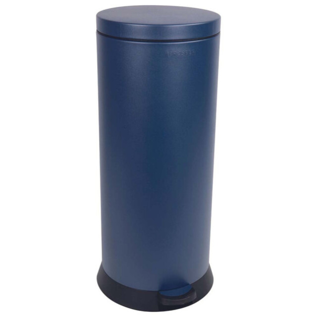 Prosper la poubelle française - Poubelle cuisine à pédale 30L Bleu Minéral