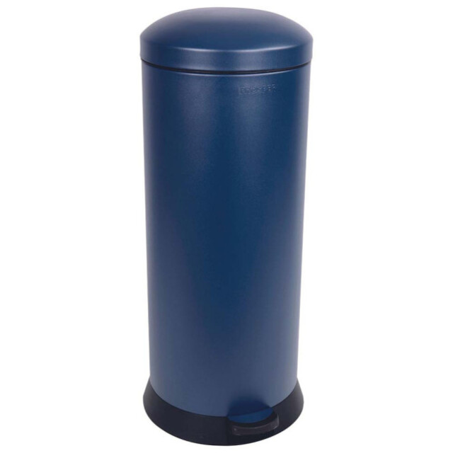 Prosper la poubelle française - Poubelle cuisine à pédale 30L Bleu Minéral