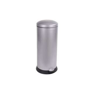 Prosper la poubelle française - Poubelle cuisine à pédale 30L Gris Galet