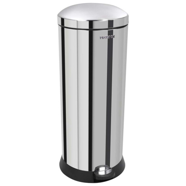 Prosper la poubelle française - Poubelle cuisine à pédale 30L Inox