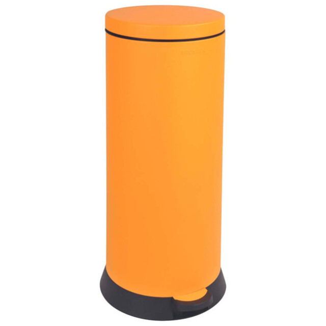 Prosper la poubelle française - Poubelle cuisine à pédale 30L Jaune Pamplemousse