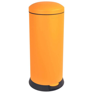 Prosper la poubelle française - Poubelle cuisine à pédale 30L Jaune Pamplemousse