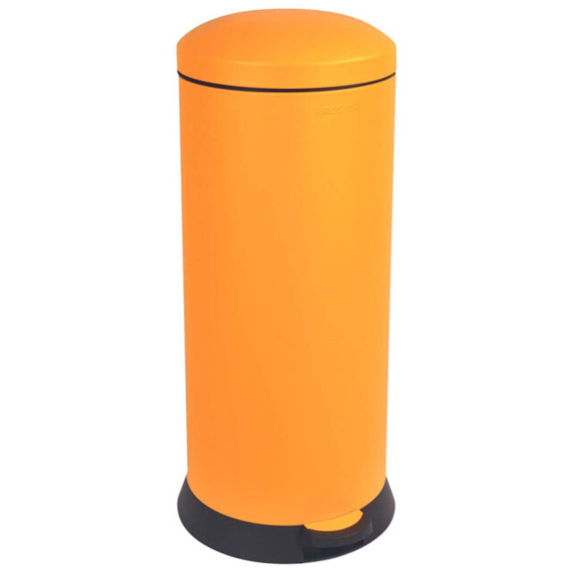 Prosper la poubelle française - Poubelle cuisine à pédale 30L Jaune Pamplemousse