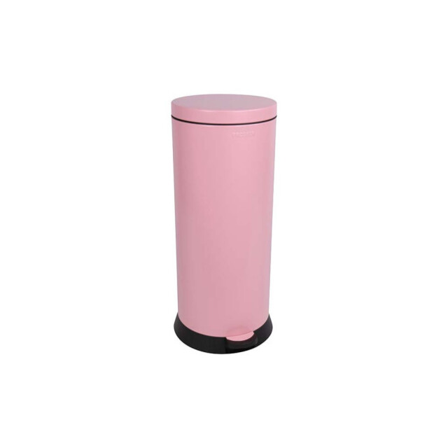 Prosper la poubelle française - Poubelle cuisine à pédale 30L Rose Dragée
