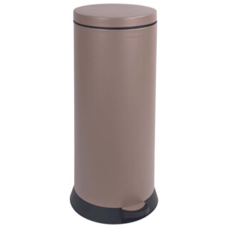 Poubelle cuisine à pédale 30L Taupe par la marque Prosper la poubelle française Prosper la poubelle française - Poubelle cuisine à pédale 30L Taupe
