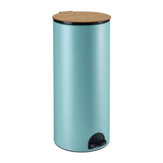 Prosper la poubelle française - Poubelle cuisine à pédale 30L Vert dEau
