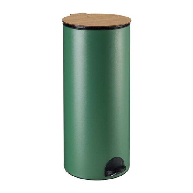 Prosper la poubelle française - Poubelle cuisine à pédale 30L Vert Natura