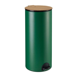 Prosper la poubelle française - Poubelle cuisine à pédale 30L Vert Sapin
