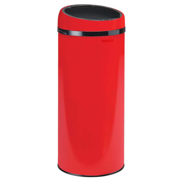 Prosper la poubelle française - Poubelle cuisine automatique 45L Rouge Groseille